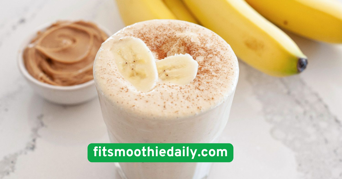 Banana Peanut Butter Protein Smoothie