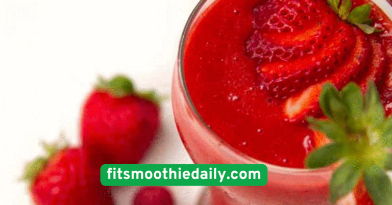 Radiant Red Berry Smoothie