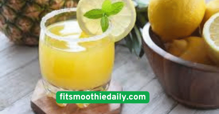 Tropical Pineapple-Ginger Smoothie