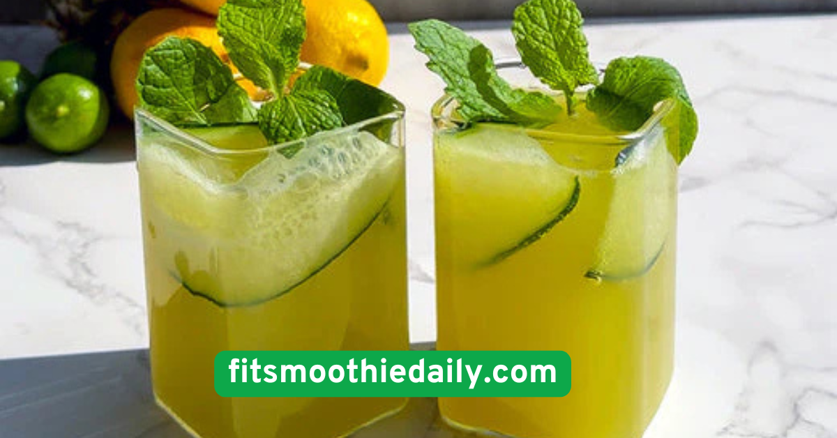 Cucumber Pineapple Refresher