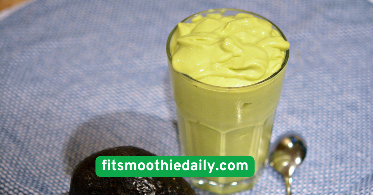 Avocado Coconut Cream Smoothie