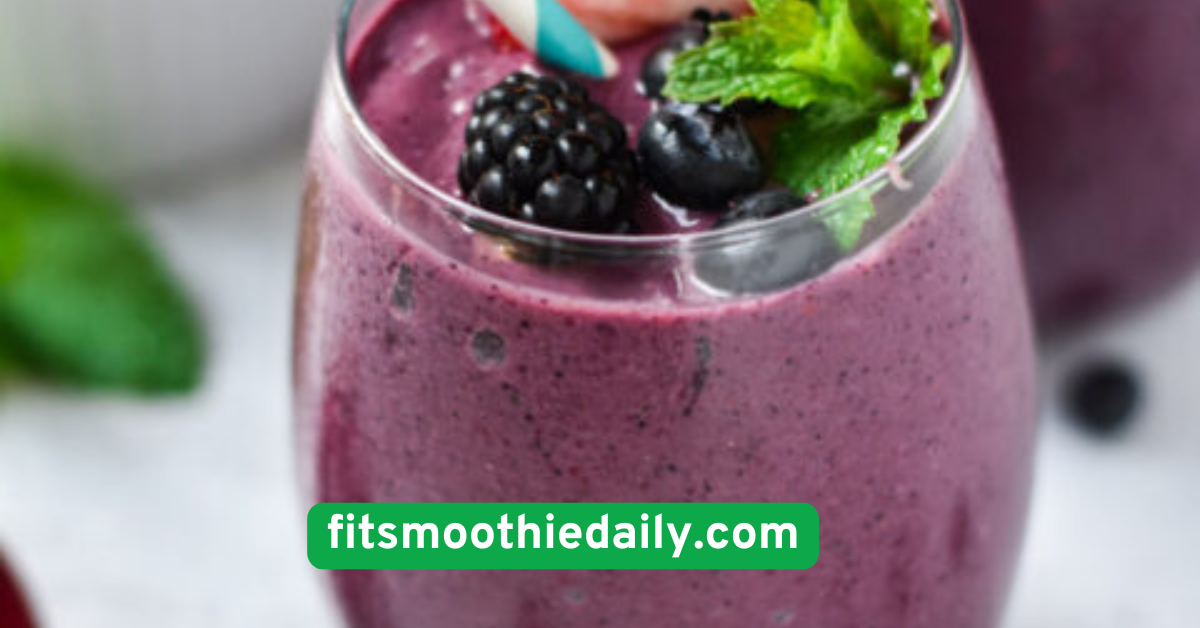 Chia Berry Protein Smoothie