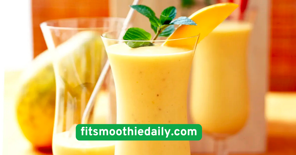 Tropical Papaya Lime Smoothie
