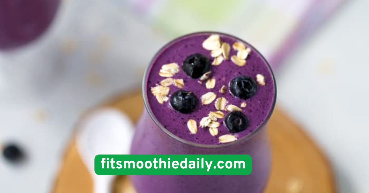 Blueberry-Oat Satiety Smoothie