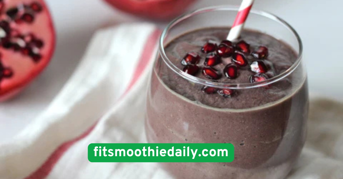 Pomegranate Mint Cool-Down Smoothie