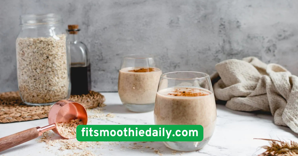 Creamy Banana Oat Breakfast Smoothie