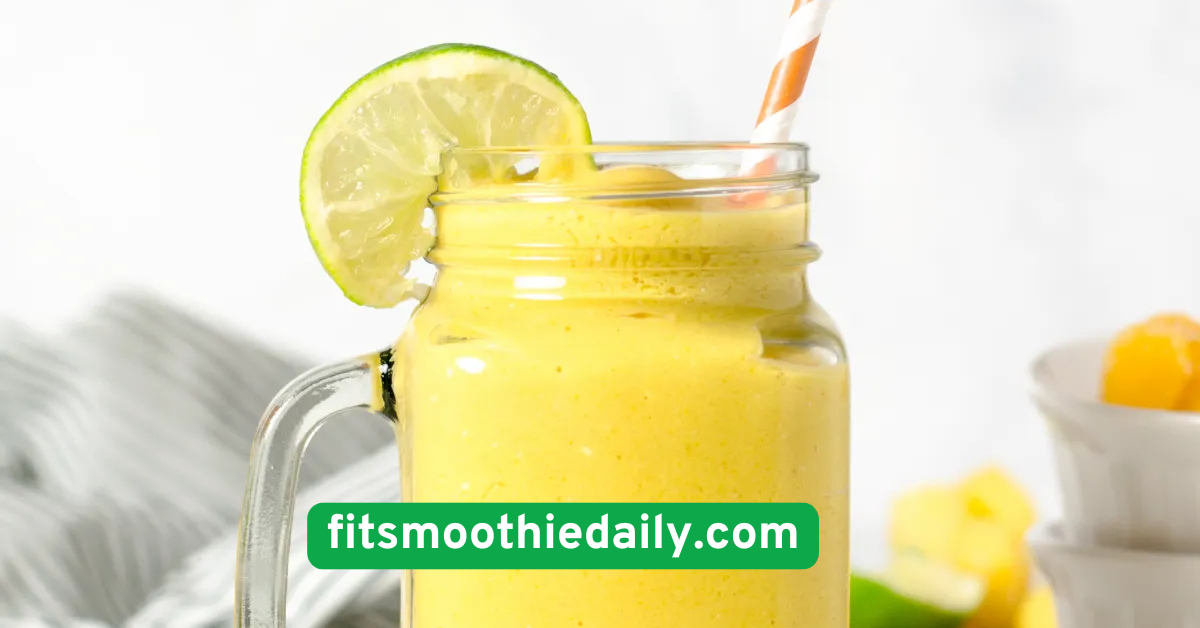 Tropical Mango Pineapple Smoothie