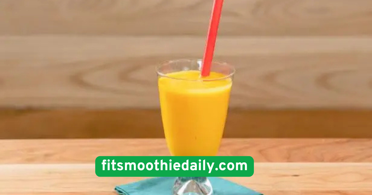 Tropical Mango Sunrise Smoothie