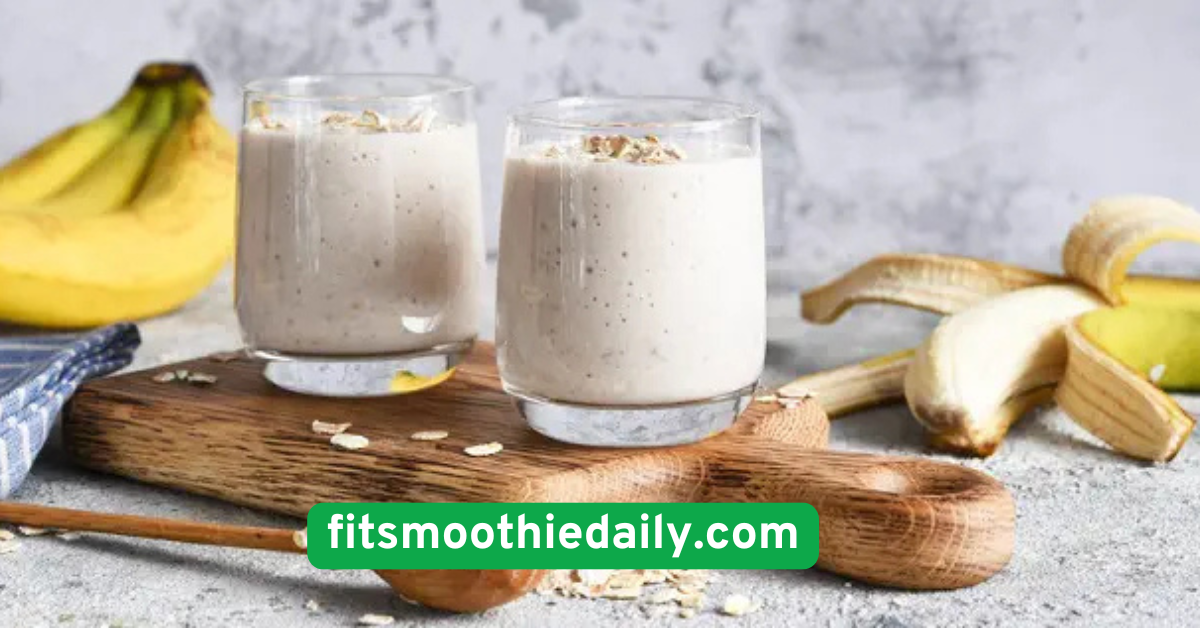 Banana-Oat Fiber Smoothie