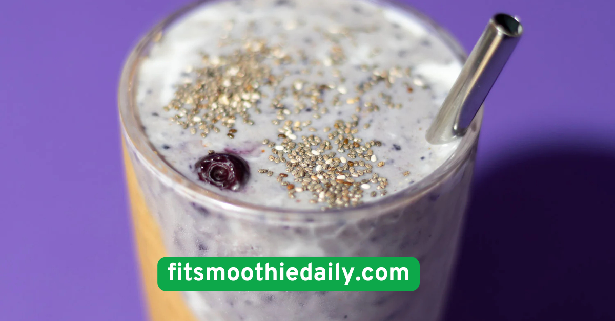 Blueberry Almond Butter Smoothie