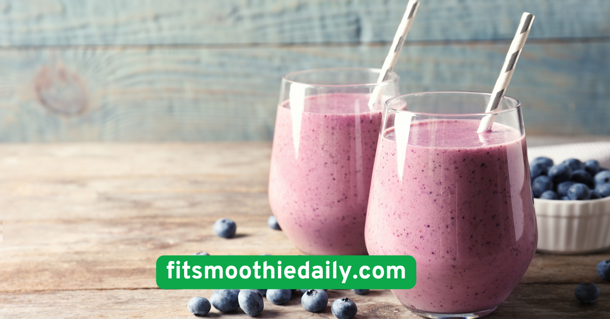 Blueberry Almond Butter Smoothie