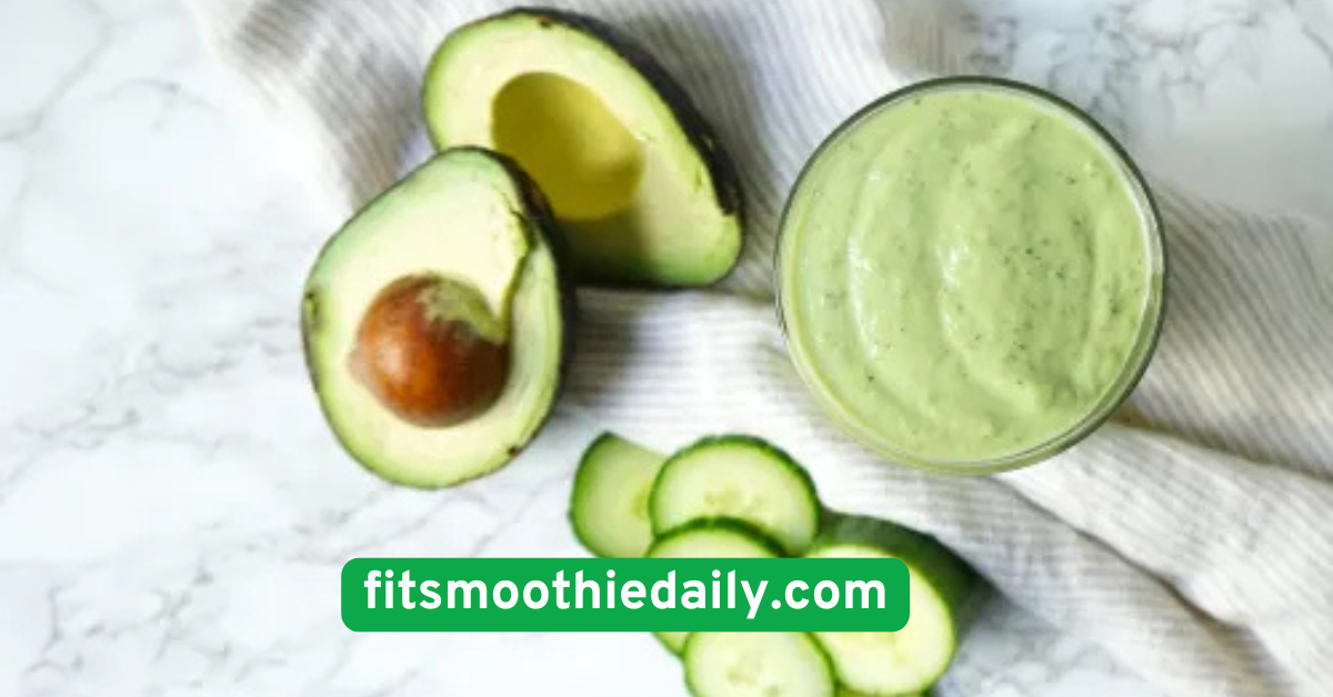 Avocado-Cucumber Glow Smoothie