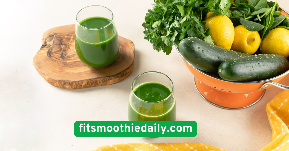 Lemon-Parsley Detox Elixir