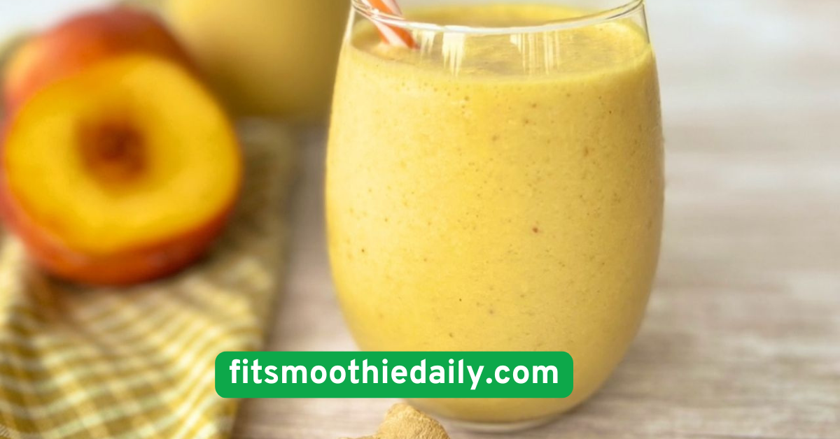 Peach Ginger Glow Smoothie