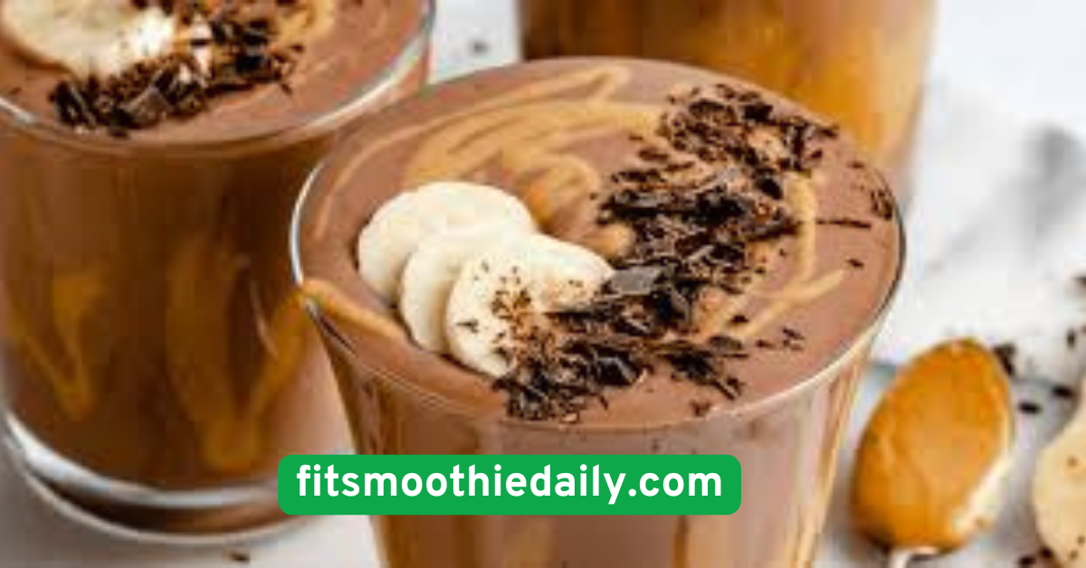 Chocolate Peanut Butter Banana Smoothie