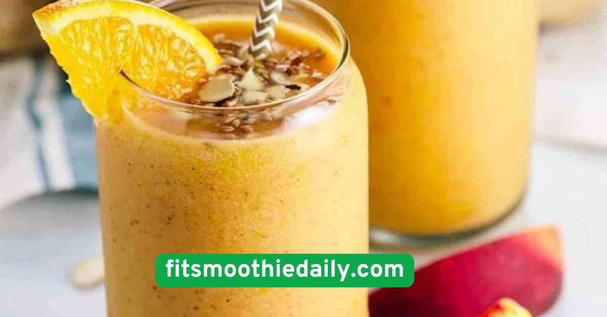 Peach Ginger Gut-Healing Smoothie