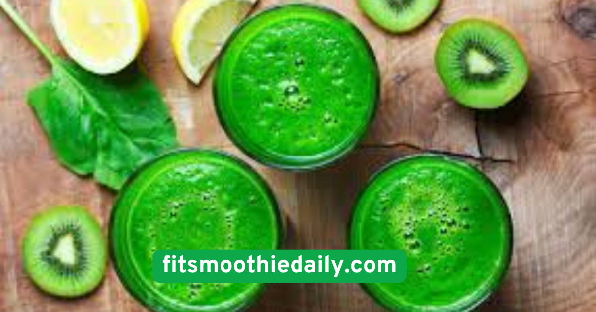 Spinach Kiwi Detox Smoothie